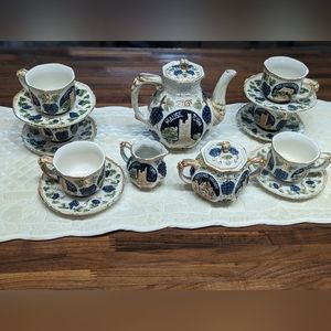 German tea set complete pristine condition (Cerart)17 pc
